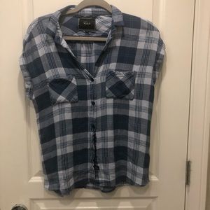 Ultra soft Rails short sleeved button down